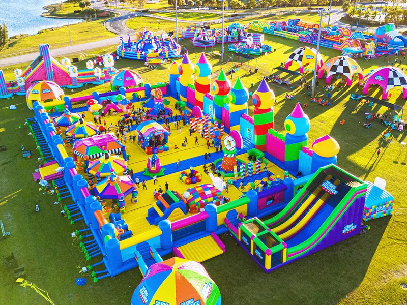 Од што се состои замокот на надувување?