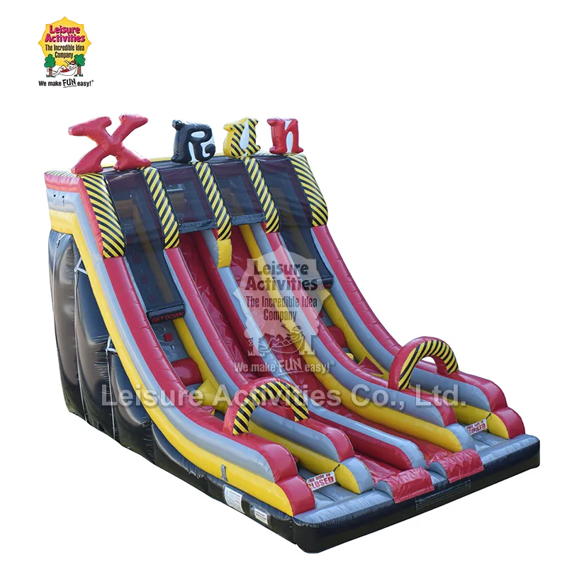 Слајд со двојна лента на надувување Xtreme Fun Run Слајд со двојна лента на надувување Xtreme Fun Run